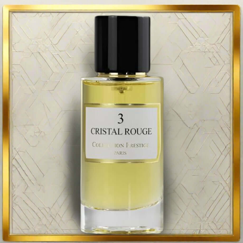 N°3 Cristal Rouge Collection Prestige Paris parfum fles in een luxe verpakking – MSParfums